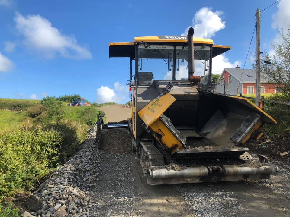 Chip and Gravel Road Machine